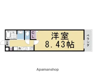 LA FITE OMIYA【310号室】の間取り