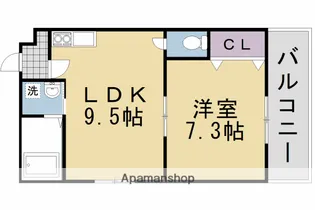ERRI SUEGA【203号室】の間取り
