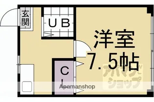 中田マンション【106号室】の間取り