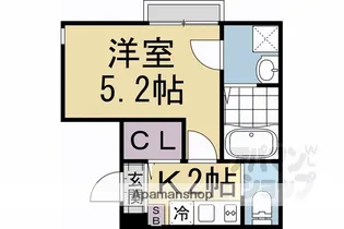 「クリビア」【1階】の間取り