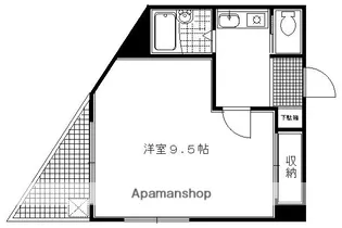 ベレーザ丸太町【203号室】の間取り
