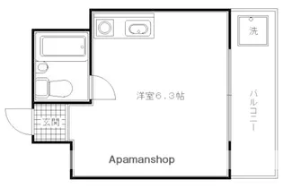 サナップ御所東【4C号室】の間取り