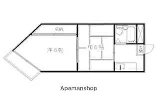 ブランドハウス京都二条城【402号室】の間取り