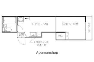 京都府京都市上京区東上善寺町【マンション】の間取り