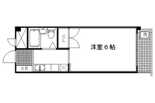 ハーフタイム21【205号室】の間取り