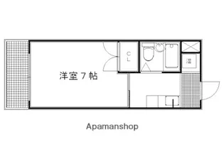 メゾン・プルメリア【301号室】の間取り