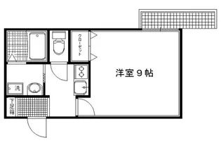 アパートメントSAI【101号室】の間取り