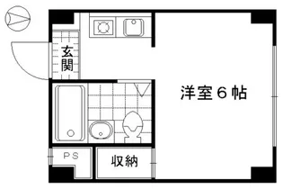 プチ パレ【103号室】の間取り