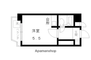 藤田ハイツ【203号室】の間取り