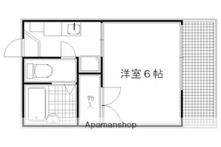 シルキー【203号室】の間取り