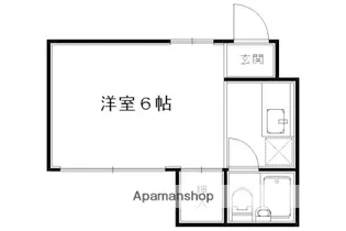 アーベインハウス【104号室】の間取り