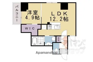 ファステート京都堀川スクエア【804号室】の間取り