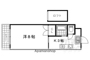 グランディール緑ヶ丘II【302号室】の間取り