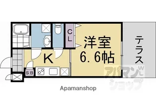 POUR TOUJOURS 東福寺【1階】の間取り