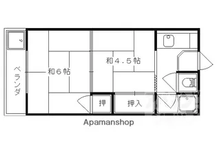 科塚マンション【202号室】の間取り