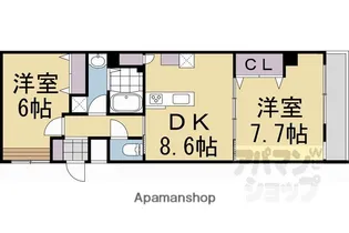 メゾン グラウコ【1階】の間取り