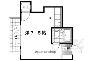 コートヴィエール大手先【401号室】の間取り