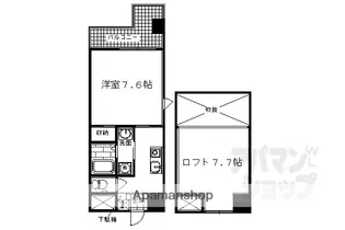 ファーストコート五条新町【801号室】の間取り