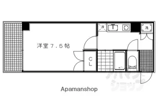 1Kの間取り画像