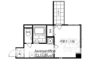 バインオーク イレブン【903号室】の間取り