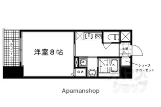 ジョイシティ二条城前【302号室】の間取り