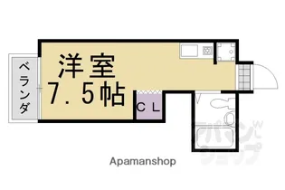 大杉ビル【405号室】の間取り