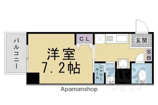 四条敷島ビル【701号室】の間取り