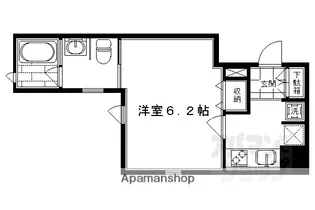 アーバンフラッツ四条西洞院【308号室】の間取り