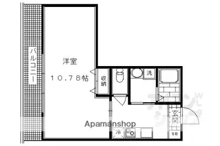 EAU DE VIE烏丸通【507号室】の間取り