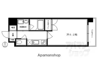 ボナレテラ吉文字【201号室】の間取り