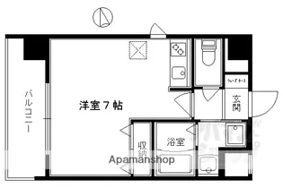 ラナップスクエア京都鴨川【301東リ号室】の間取り