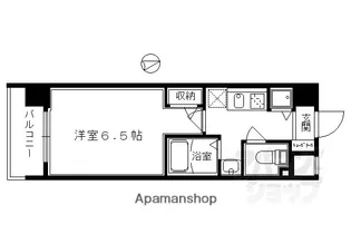 ラナップスクエア京都鴨川【205号室】の間取り