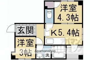 D’S LIBRA【302号室】の間取り