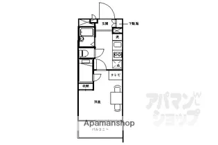 レオパレス壬生ミヤビ【202号室】の間取り