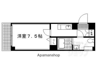 シャトー五福【202号室】の間取り