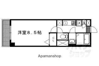 マ アビタション【505号室】の間取り