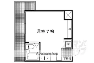 1Kの間取り画像