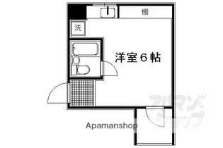 リエス東堀川【707号室】の間取り