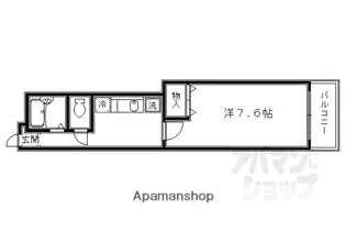 ぽえむ西陣館【3階】の間取り