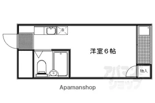 1Kの間取り画像
