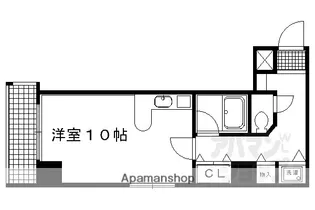 ライオンズマンション京都東堀川【407号室】の間取り