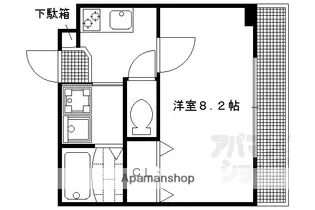 MERGE一条通【502号室】の間取り