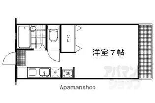 清高【105号室】の間取り