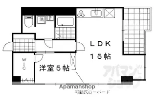 1LDKの間取り画像