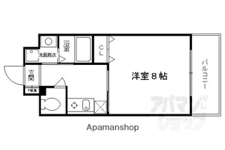グランドプレア【207号室】の間取り