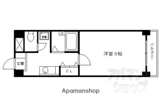 ステラム【407号室】の間取り