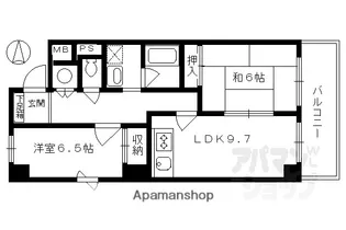 シェ レ クレール【903号室】の間取り