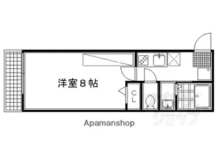 アークリード千本今出川【402号室】の間取り