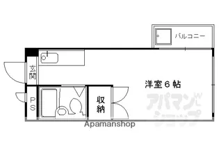 西田マンション【302号室】の間取り