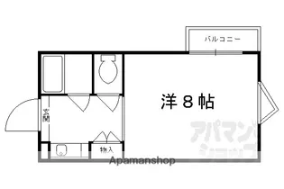 メゾンドール御前【203号室】の間取り